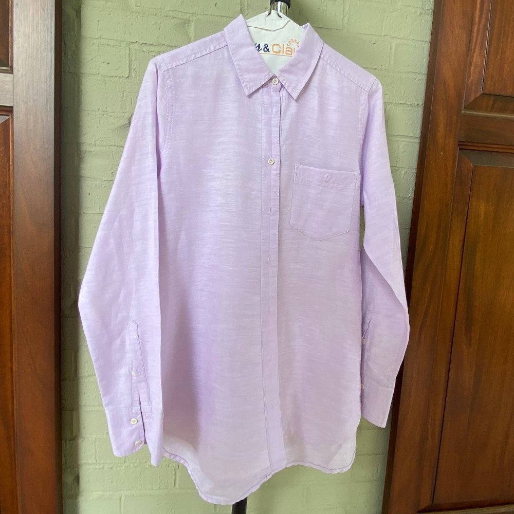 Lavender J. Crew Button Down - image 1